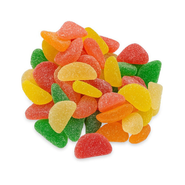Mogul Bombones de Fruta Candy Fruit Bites Jellies Orange, Apple, Lemon, Strawberry & Pineapple Gluten-Free, 80 g / 2.82 oz ea (pack of 3)