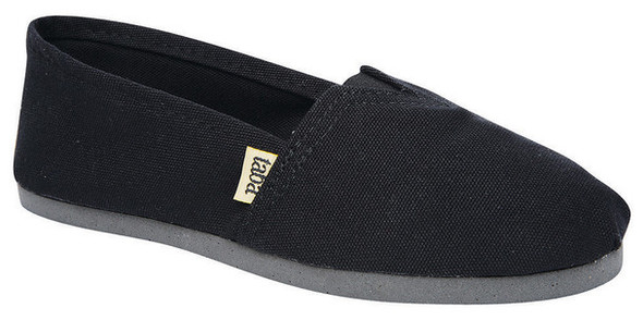 Alpargatas Taba Men's Canvas Flat Shoe Genuine From Argentina, Black