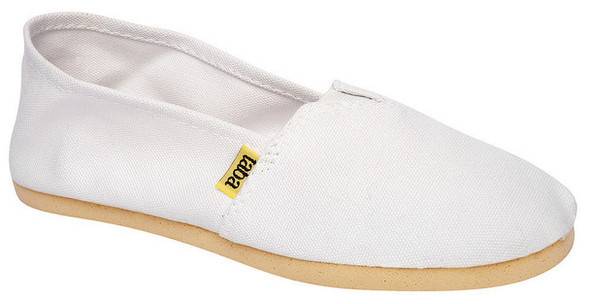 Alpargatas Taba Men's Canvas Flat Shoe Genuine From Argentina, White