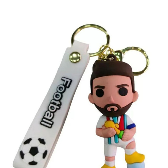 Keychain Lionel Messi Copa Llavero Selección Argentina Funny Football Futbol Key Holder