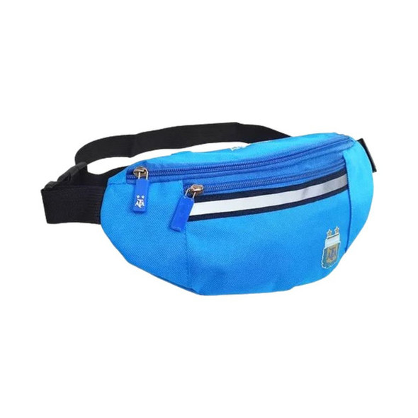 AFA Argentina Official Fanny Pack Riñonera AFA Selección Argentina Ideal Size, Comfortable & Lightweight for Everyday Use (Blue)