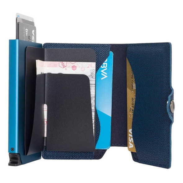 Kyma Official CABJ Xeneize Blue RFID Wallet - Simple and Secure Licensed Boca Juniors Product