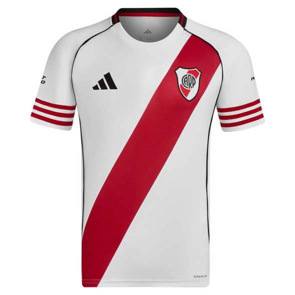 Adidas River Plate Home Jersey - Fan Version AEROREADY for Men Camiseta Titular Versión Hincha Hombre 25/26