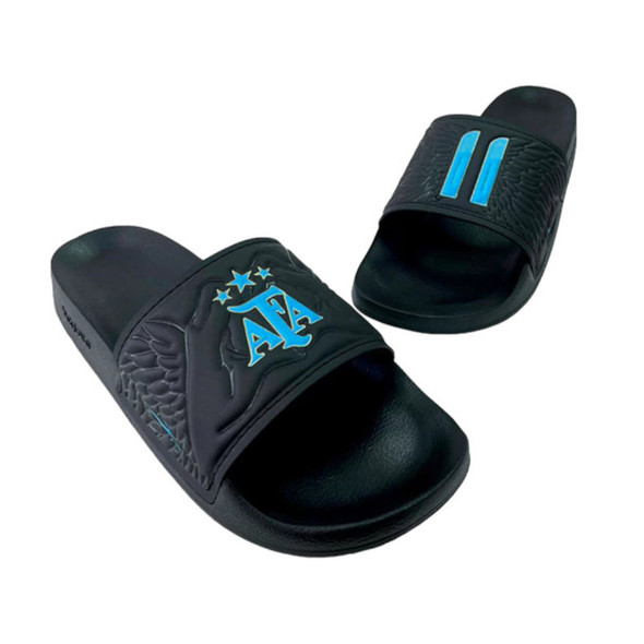 Bagunza Black Sandals Flip Flops DM11 Ojotas Chancletas Sandalias Selección Argentina, Selección Nacional Modelo Di María 11