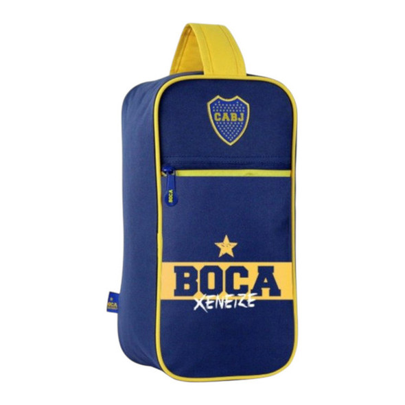 Boca Juniors Official Soccer Boot Bag, 35cm x 18cm x 14cm / 13.8in x 7.1in x 5.5in