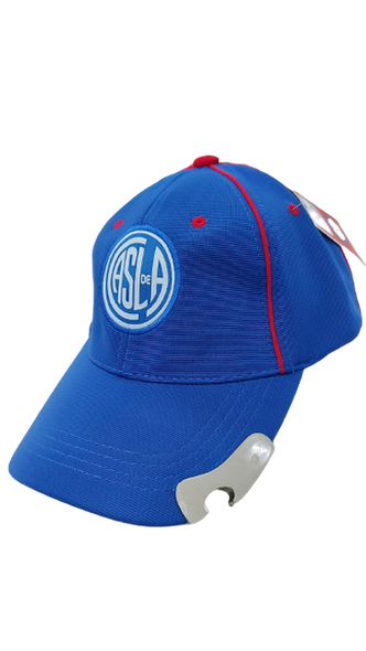 Gorra Elastizada con Destapador San Lorenzo Club Licencia Oficial CASLA Football Team Cap with Bottle Opener - Adjustable Cap