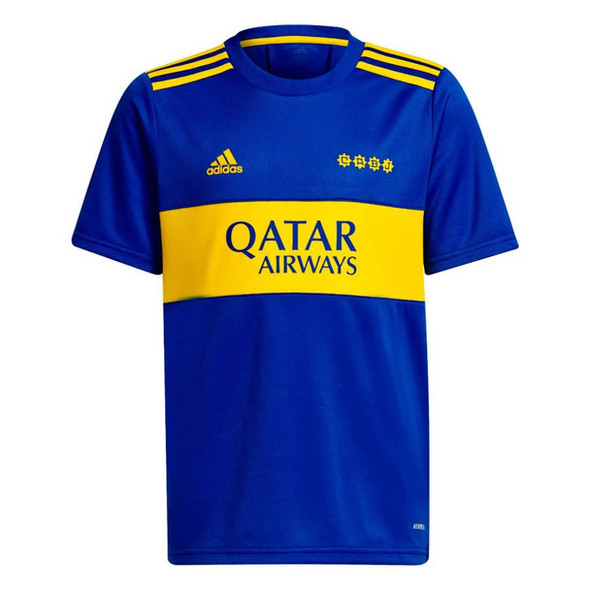 Kid's Boca Juniors Camiseta Remera Titular Official Soccer Team Shirt Boca Juniors for Kids 21/22 Edition (7 years approx)