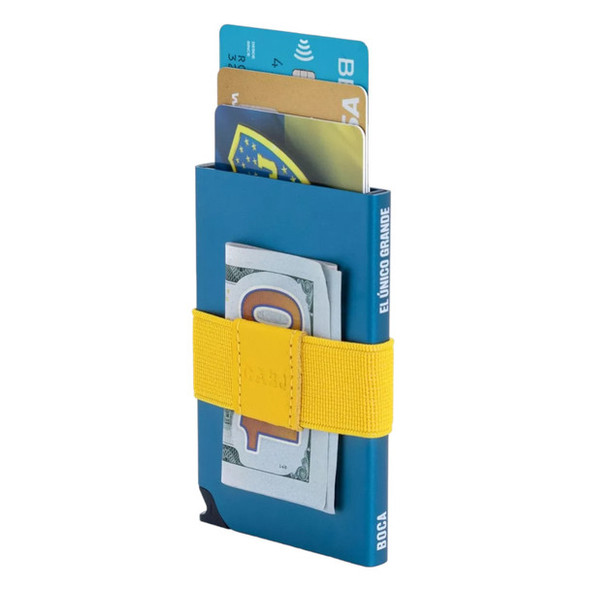 Kyma Official Boca Juniors RFID Card Holder - Card Slider for Credit Cards