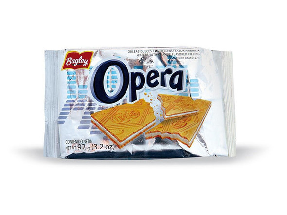 Opera Thin Sweet Orange Flavored Cream Wafers, 92 g / 3.2 oz (pack of 6)
