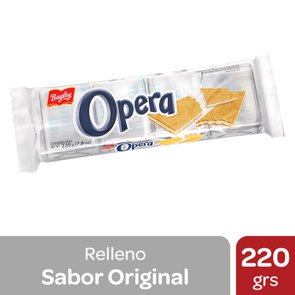Opera Thin Sweet Orange Flavored Cream Wafers 4-Pack, 220 g / 7.76 oz ea (1 unit)