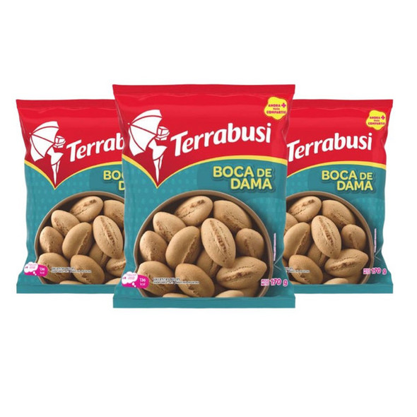 Galletitas Boca de Dama Sweet Classic Argentinian Cookies, 170 g / 6 oz (pack of 3)
