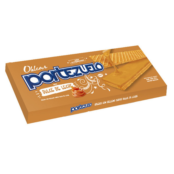 Portezuelo Obleas Rellenas Dulce de Leche Filled Wafers from Uruguay, 110 g / 3.88 oz (pack of 3)