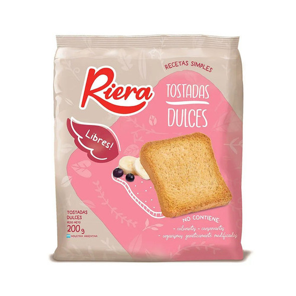 Riera Sweet Toasts for Breakfast Tostadas Dulces, 200 g / 7.05 oz