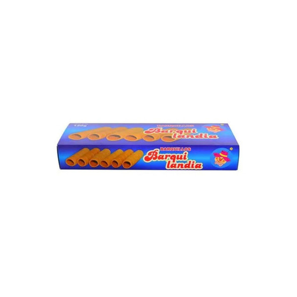 Barqui Landia Barquillos Cubanito Obleas Para Rellenar Classic Barquillos Wafer Cookies Ideal with Dulce de Leche Filling (24 units)