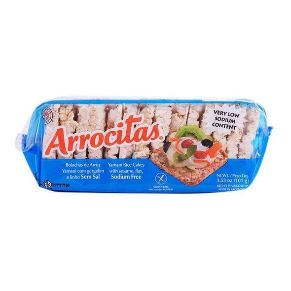 Arrocitas Rice Crackers Salt-Free Rice Crackers Galletas de Arroz sin Sal, 101 g / 3.56 oz (pack of 3)