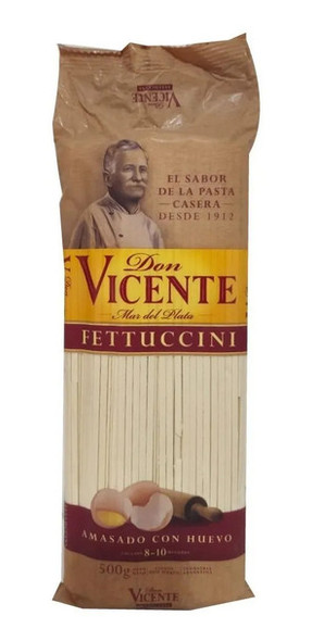 Don Vicente Fetuccini Long Pasta, 500 g / 1.1 lb (pack of 3)