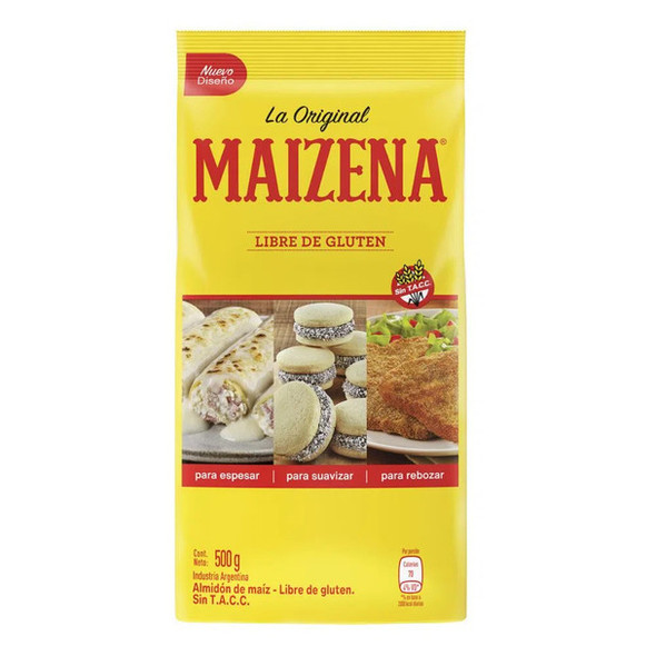 Maizena Almidón De Maíz Cornstarch, 500 g / 17.63 oz bag