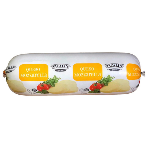 Vacalín Cheeses Whole Mozzarella Cheese Gluten-Free Queso Muzzarella, 3 kg / 6.6 lb