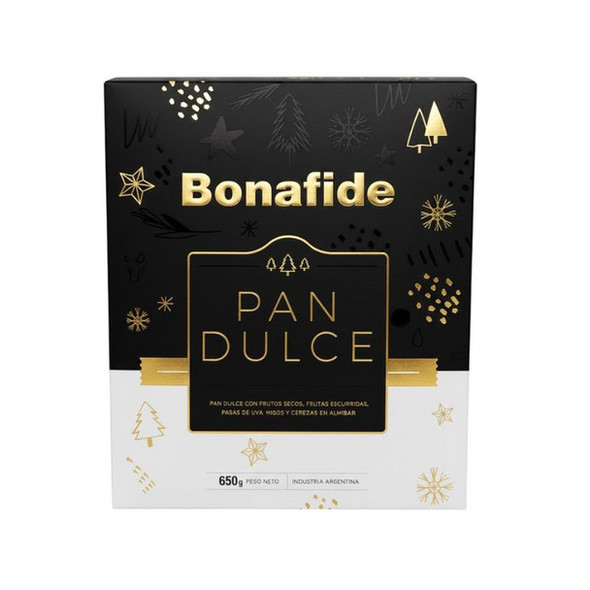 Bonafide Pan Dulce Premium with Dried Fruits & Nuts, 650 g / 22.9 oz