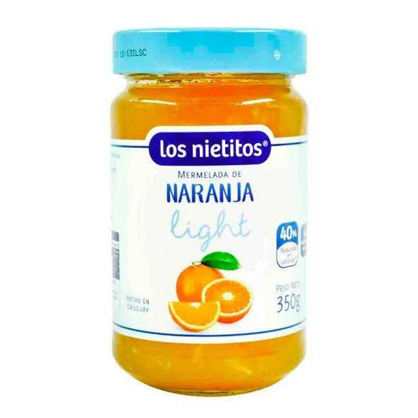 Los Nietitos Mermelada de Naranja Light Orange Marmalade from Uruguay, 350 g / 12.34 oz