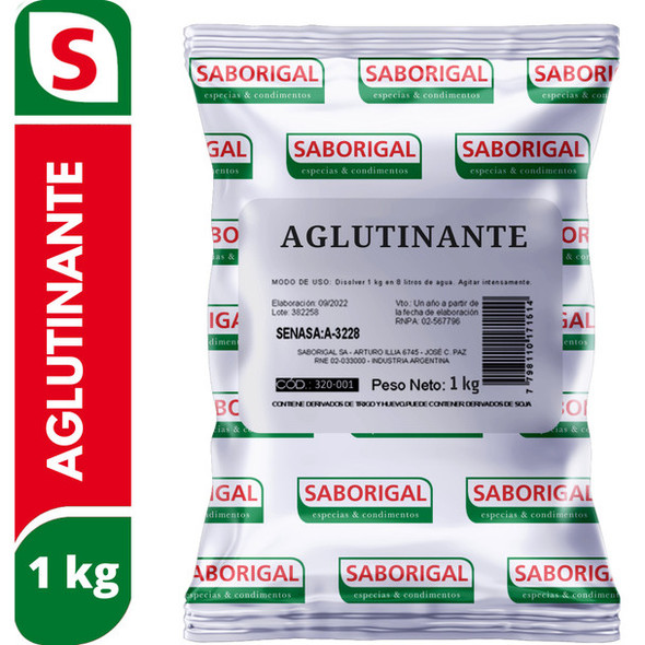 Saborigal Aglutinante Para Embutidos Sausage Binder Ideal for Professional Use Sausage Maker, 1 kg / 2.2 lb bag