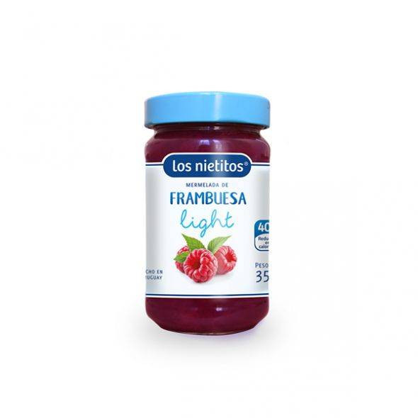 Los Nietitos Mermelada de Frambuesa Light Raspberries Marmalade From Uruguay, 350 g / 12.34 oz