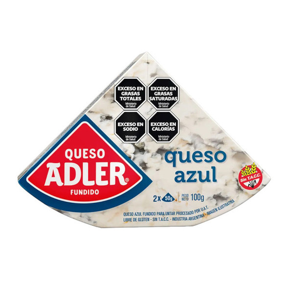 Adler Queso Azul Blue Cheese, 100 g / 3.5 oz