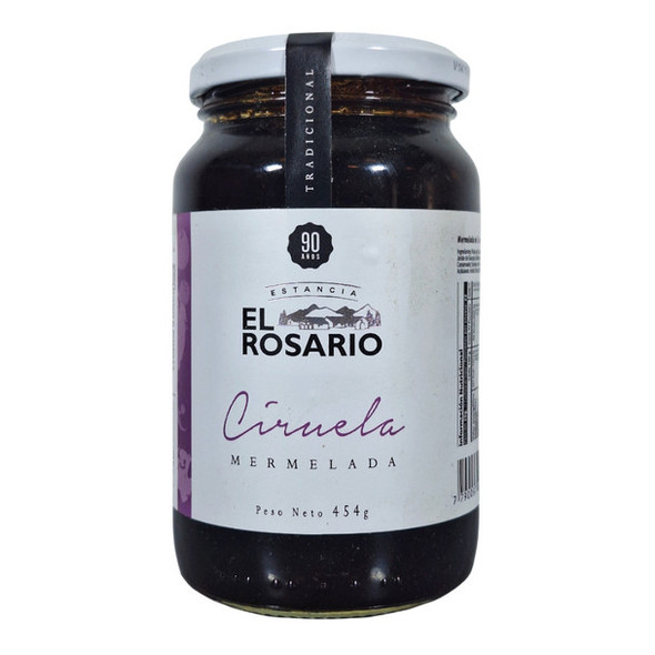 Estancia El Rosario Traditional Plum Jam - Classic Fruit Preserve Mermelada de Ciruela, 454 g / 16 oz