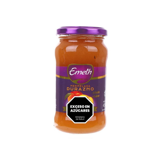 Emeth Classic Peach Jam Mermelada de Durazno - Gluten-Free, 454 g / 16.01 oz