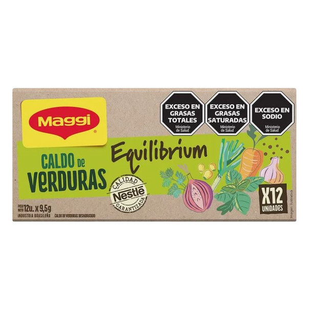 Maggi Equilibrium Vegetable Broth, 114 g / 4.02 oz (box of 12)