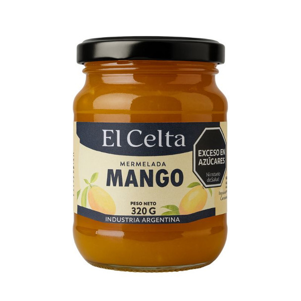 El Celta Mango Jam in Glass Jar, 320 g / 11.29 oz