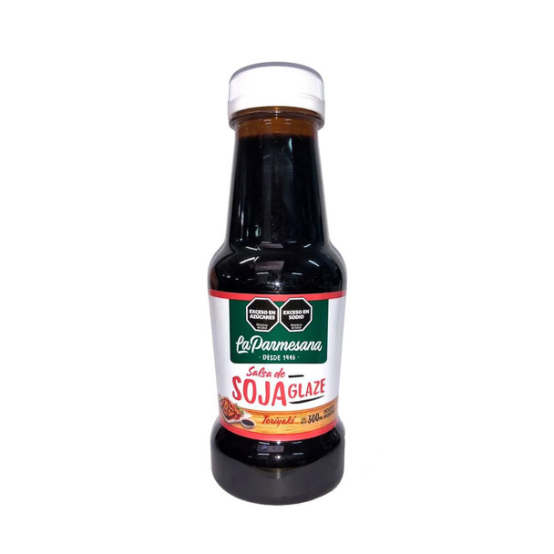 La Parmesana Teriyaki Glaze Soy Sauce Salsa de Soja Glaze Teriyaki, 300 ml / 10.14 fl oz bottle