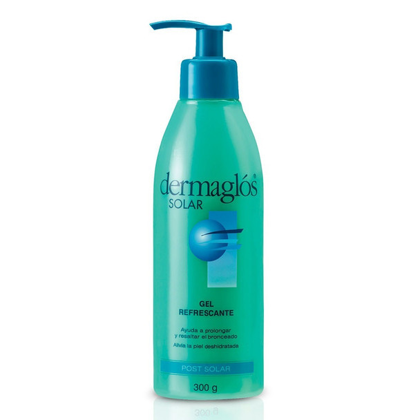 Dermaglos Post-Solar Refreshing Moisturizing Lotion with Vitamin E and Menthol, 300 g / 10.6 oz