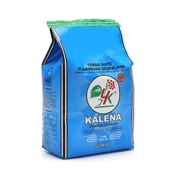 Kalena Agroecologic Yerba Mate Despalada Suave, 2 kg / 4.4 b