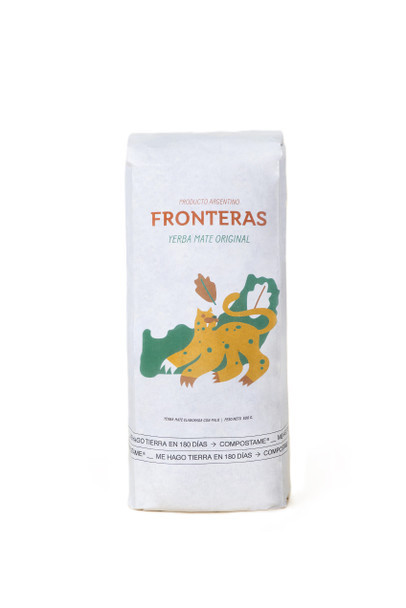 Fronteras Yerba Mate Original 100% Yerba Mate Low Dust, 500 g / 1.1 lb