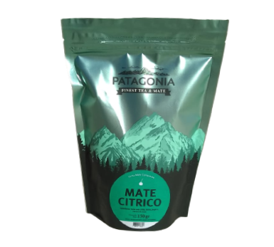 Patagonia Mate Cítrico Premium Yerba Mate Leaves with Mint, Ginger & Lemon, 150 g / 5.29 oz