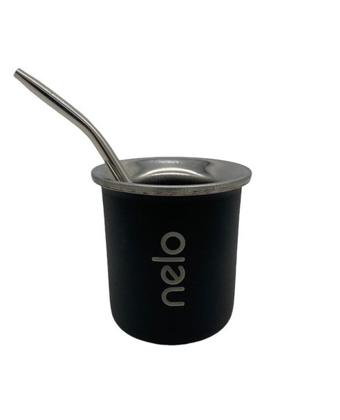 Nelo Hito Stainless Steel Mate Set with Stainless Steel Bombilla (Various Colors Available)