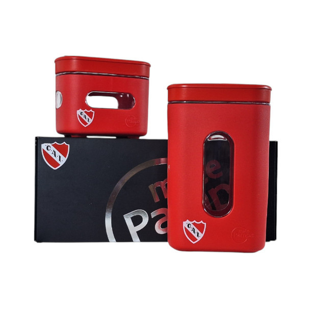 Mate Pampa Independiente Pampera Kit - Black Mate Set with Sugar Bowl & Yerba Container