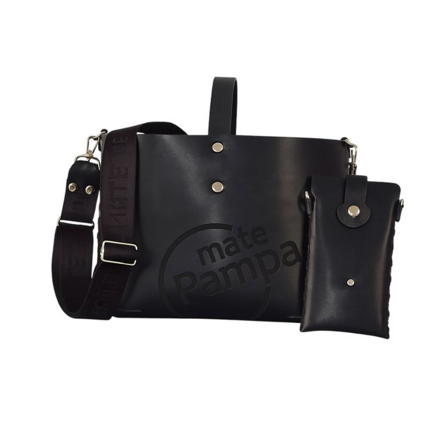 Mate Pampa Set with Matera Bag, Phone Pouch, Long Strap & Short Handle – PU EVA Microfiber (various colors)