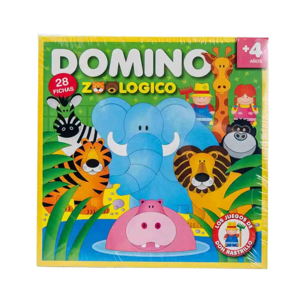 Dominó Zoológico Domino Classic Board Game for Kids by Ruibal