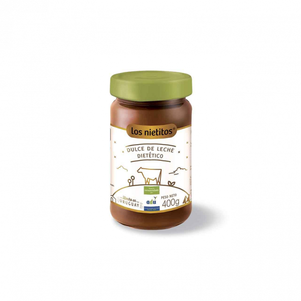 Los Nietitos Dulce de Leche Dietético Diet Caramel From Uruguay, 400 g / 14.1 oz