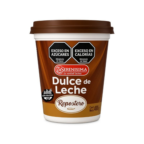 La Serenísima Dulce de Leche Repostero Thicker Perfect for Cakes, Bites, Biscuits & Baking at Home (400 g / 14.1 oz)