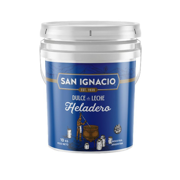 San Ignacio Dulce de Leche Heladero Heladería Dulce de Leche for Ice Cream, 10 kg / 22.05 lb
