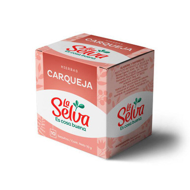 La Selva Té sabor Carqueja Tea Bags Infusion from Uruguay, 10 g / 0.35 oz (box of 10 bags ea)