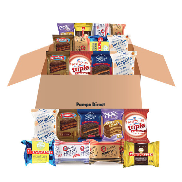 Selection Box Assorted Alfajores - (12 units)