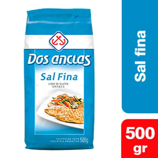 Dos Anclas Sal Fina Salt, 500 g / 1.1 lb