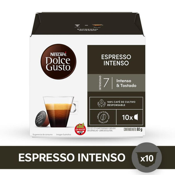 Nescafé Dolce Gusto Coffee Capsules Espresso Intenso Flavor, 80 g / 2.82 oz