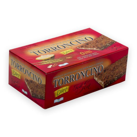 Torroncino Felfort Barra de Chocolate Dietética Diet Chocolate Bar with Skim Milk & Cereal, 30 x 23 g / 30 x 0.81 oz