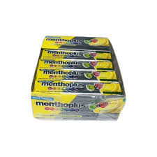 Menthoplus Limón Con Vitamina C, Lemon Lyptus Hard Candy Whit Vitamin C, 29.4 g / 1.03 oz ea (box of 12)