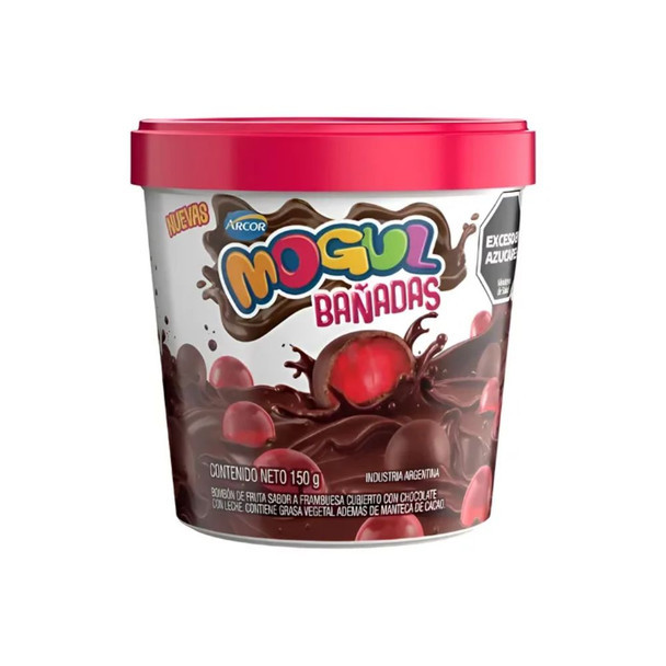 Mogul Bañadas Chocolate Covered Raspberry Gummies, 150 g / 5.29 oz